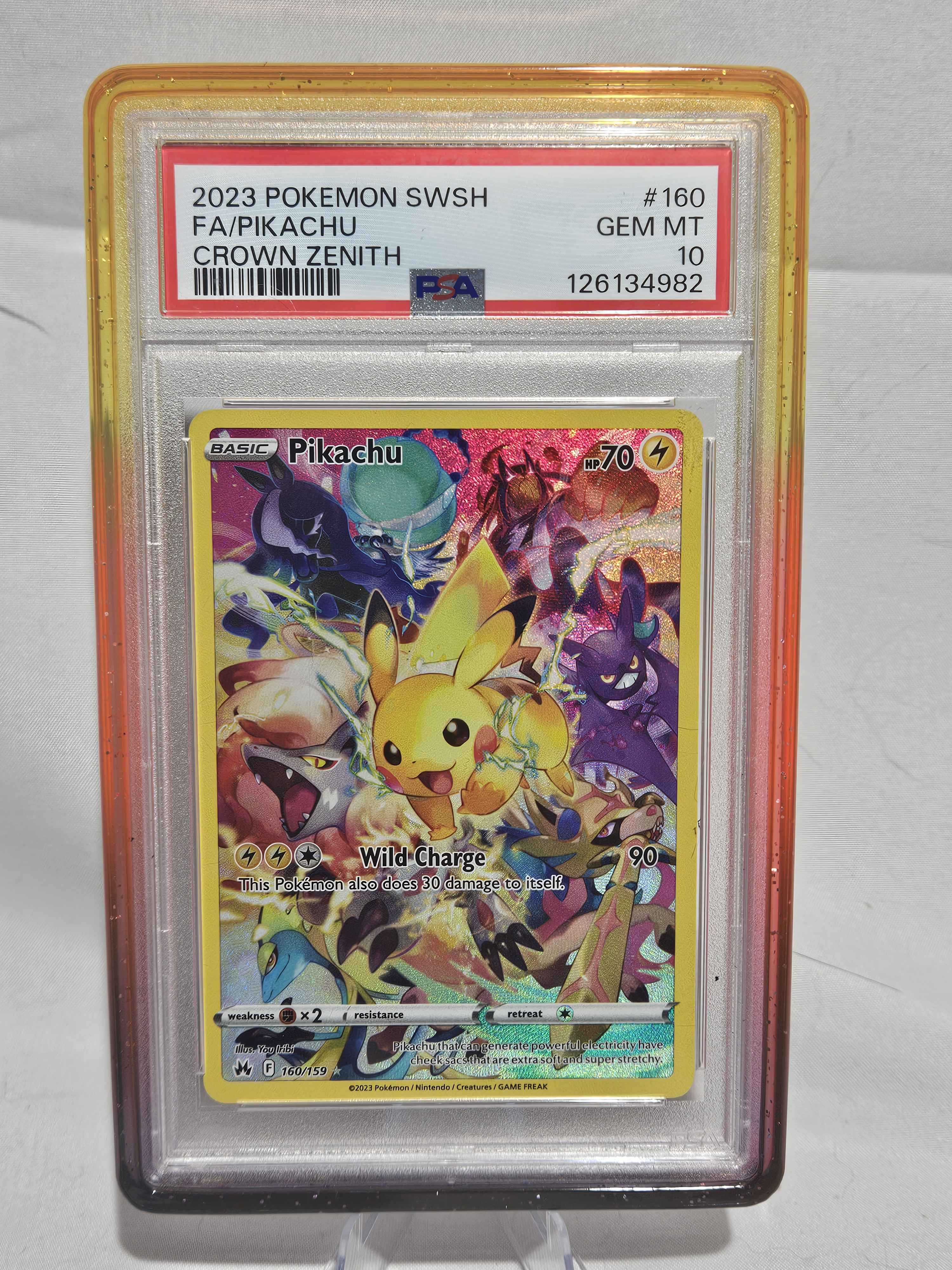 PSA 10 Pikachu #160/159 – Crown Zenith Galarian Gallery
