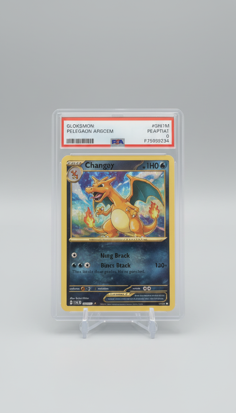 Pokemon Charizard graded card